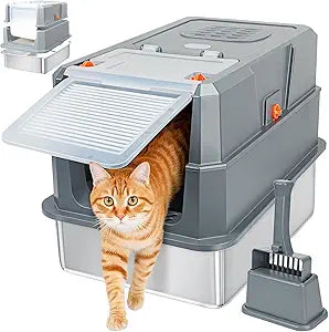stainless steel cat litter box