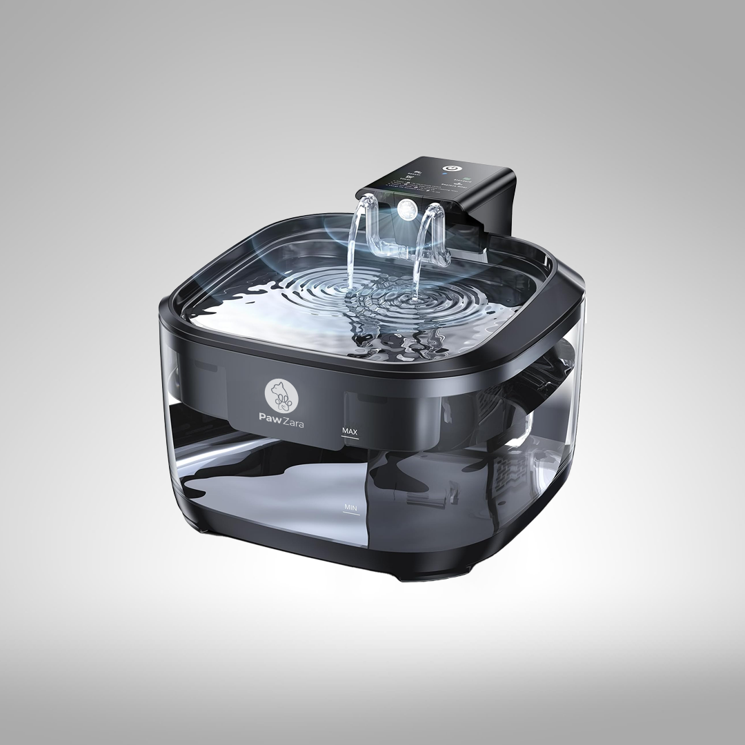 Paw Zara Smart Cat Water Fountain – 3.2L – Acrylonitrile Butadiene Styrene (ABS) – BATTERY